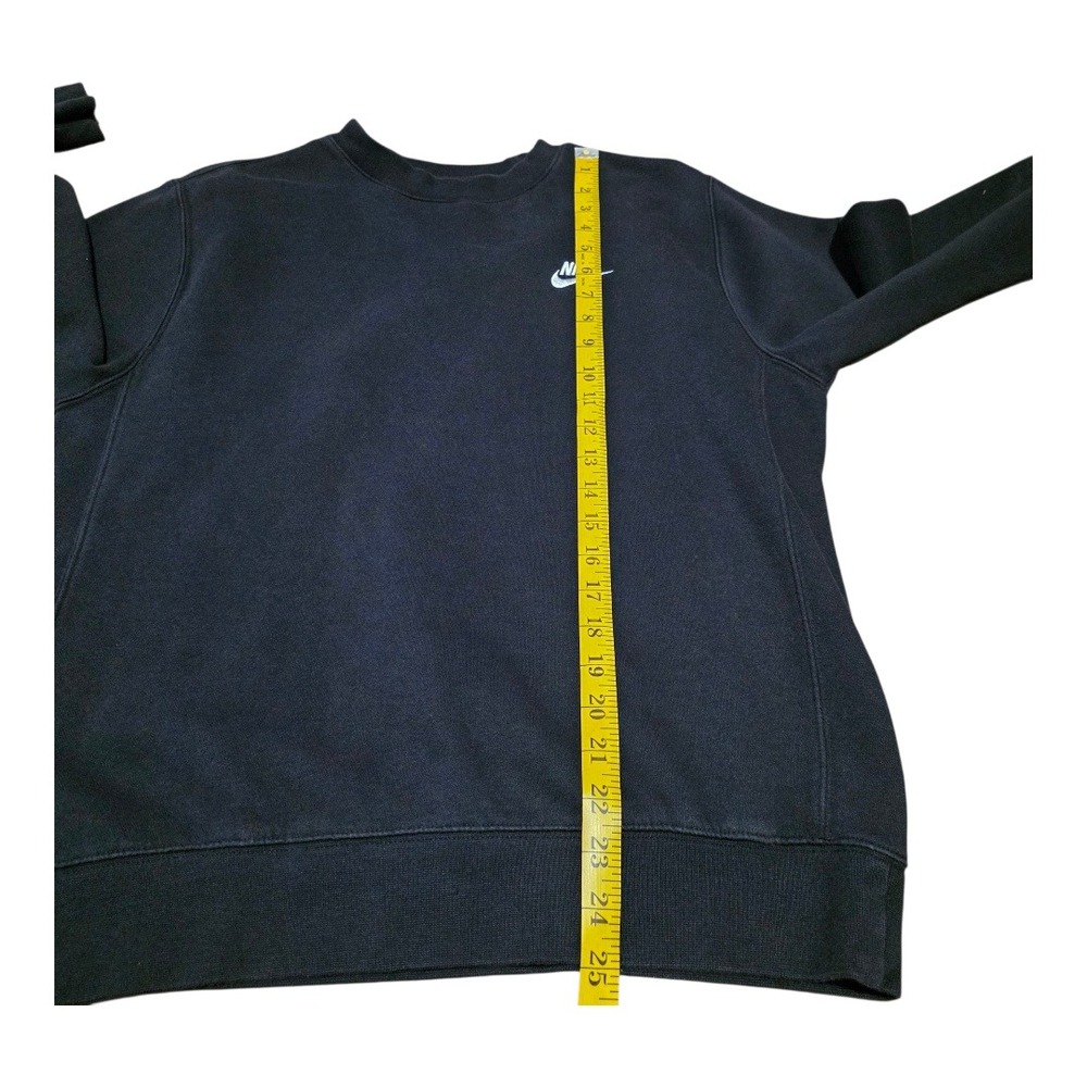 Nike Men Crew Neck Sweatshirt Black Small Skater Logo Casual Streetwear Swoosh - Picture 6 of 9